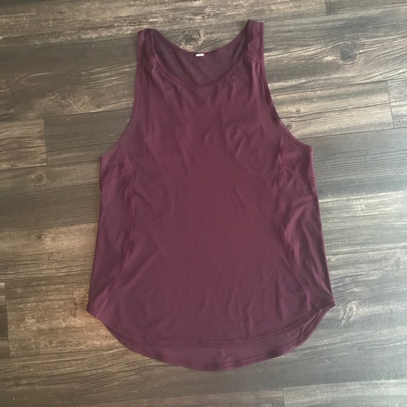 lululemon athletica Tops - Lululemon Sculpt II Maroon / Burgundy Tank